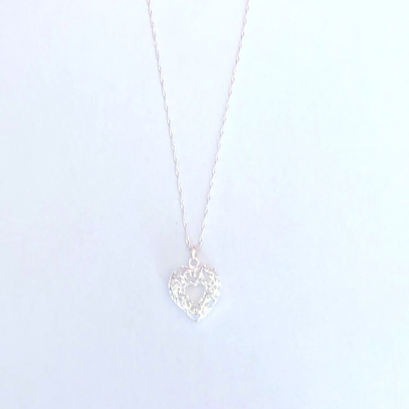 Heat pendant necklace in the colour silver - Picture 3 of 4